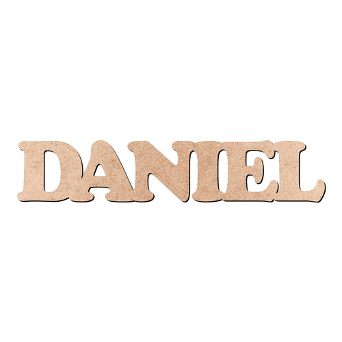 Recorte DANIEL Cooper Black / MDF 3mm