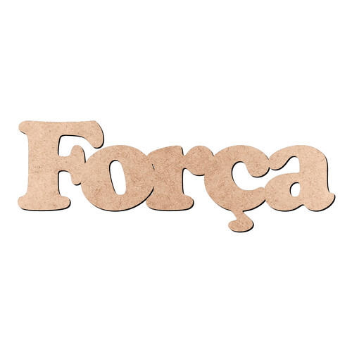 Recorte Força Cooper Black / MDF 3mm