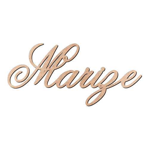 Recorte Marize Old Script / MDF 3mm