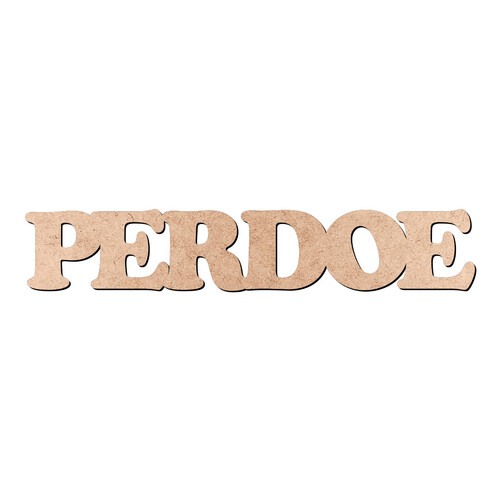Recorte PERDOE Cooper Black / MDF 3mm