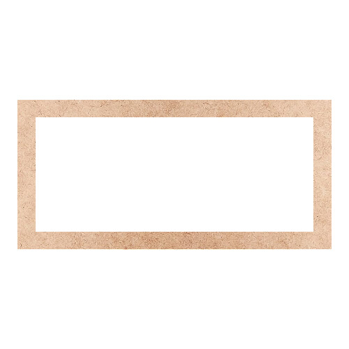 Recorte Moldura Ret 33 x 69 cm Borda 4 cm / MDF 3mm