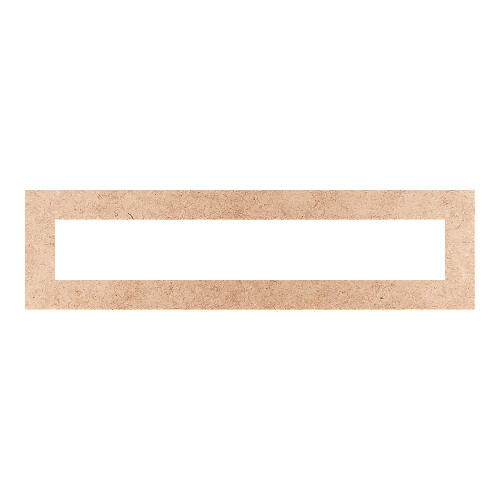 Recorte Moldura Ret 16 x 60 cm Borda 4 cm / MDF 3mm