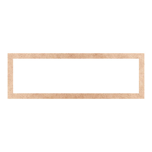 Recorte Moldura Ret 33 x 99 cm Borda 4 cm / MDF 3mm