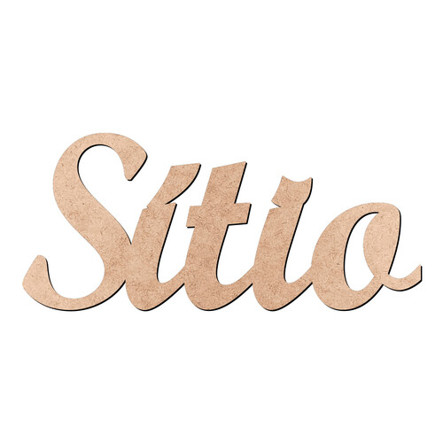 Recorte Sítio Script Mt Std / MDF 3mm