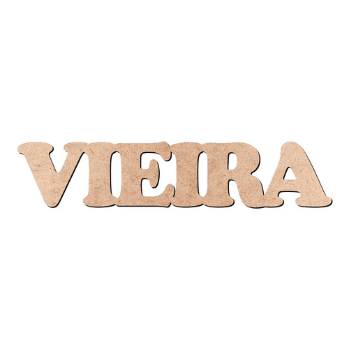 Recorte VIEIRA Cooper Black / MDF 3mm