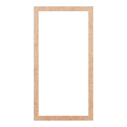 Recorte Moldura Ret 46 x 24 cm Borda 2 cm / MDF 3mm