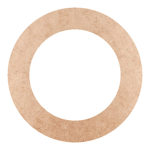 Recorte Moldura Circular 43 cm Borda 7 cm / MDF 3mm
