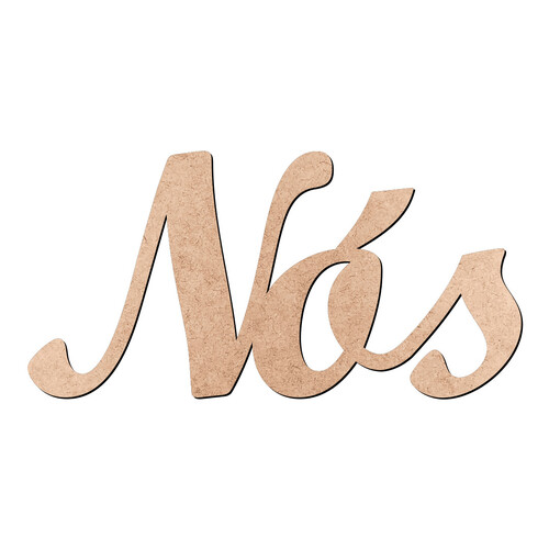 Recorte Nós Script Mt Std / MDF 3mm