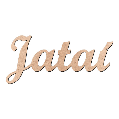 Recorte Jataí Script Mt Std / MDF 3mm