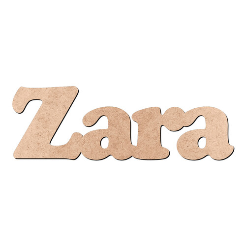 Recorte Zara Cooper Black / MDF 3mm