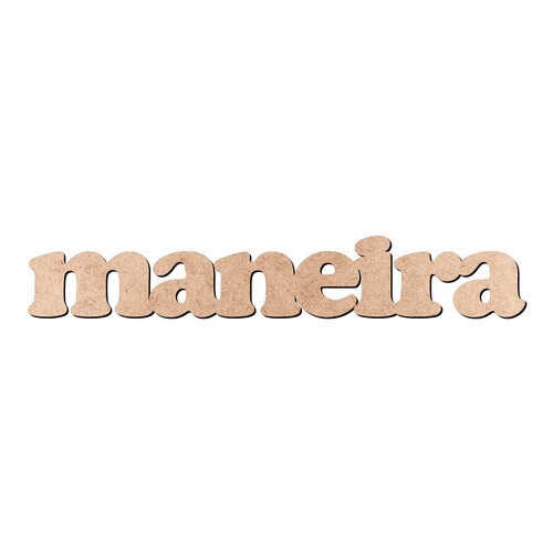 Recorte maneira Cooper Black / MDF 3mm