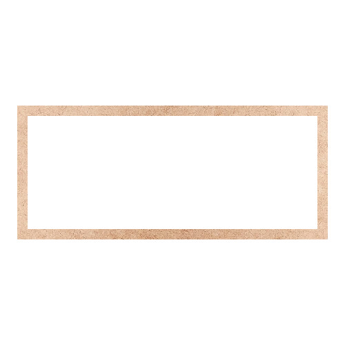 Recorte Moldura Ret 38 x 88 cm Borda 3 cm / MDF 3mm