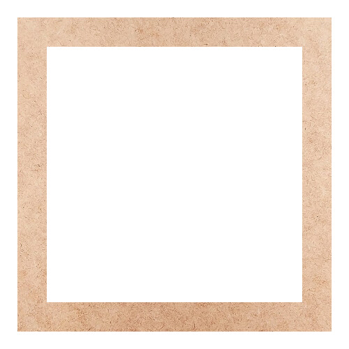 Recorte Moldura Quadrada 32 cm Borda 3 cm / MDF 3mm