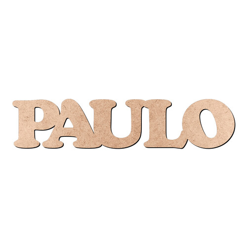 Recorte PAULO Cooper Black / MDF 3mm
