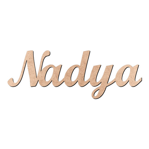 Recorte Nadya Script Mt Std / MDF 3mm
