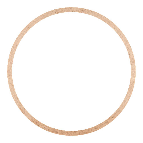 Recorte Moldura Circular 26 cm Borda 1 cm / MDF 3mm