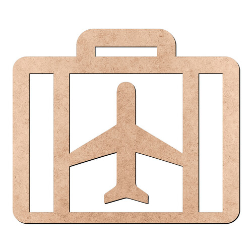 Recorte Mala Avião / MDF 3mm