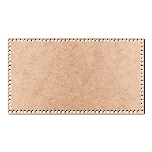 Recorte Base Ret Cesto Fio Malha 25 x 45 cm / MDF 3mm