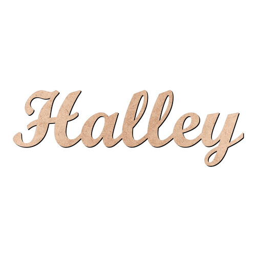 Recorte Halley Script Mt Std / MDF 3mm