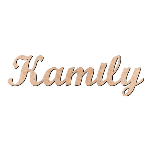 Recorte Kamily Script Mt Std / MDF 3mm