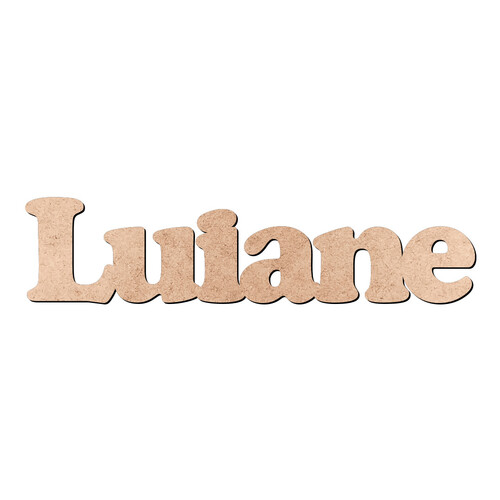 Recorte Luiane Cooper Black / MDF 3mm