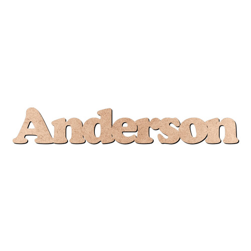 Recorte Anderson Cooper Black / MDF 3mm