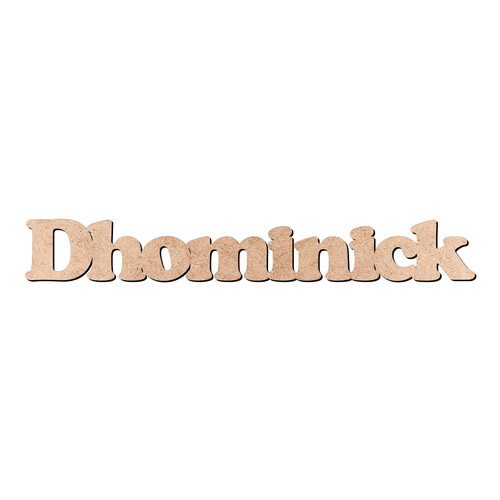 Recorte Dhominick Cooper Black / MDF 3mm