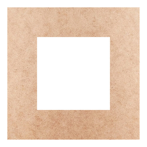 Recorte Moldura Quadrada 40 cm Borda 9 cm / MDF 3mm