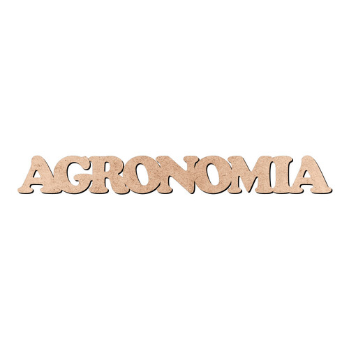 Recorte AGRONOMIA Cooper Black / MDF 3mm