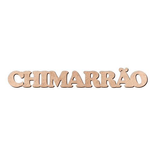 Recorte CHIMARRÃO Cooper Black / MDF 3mm