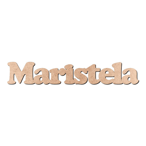 Recorte Maristela Cooper Black / MDF 3mm