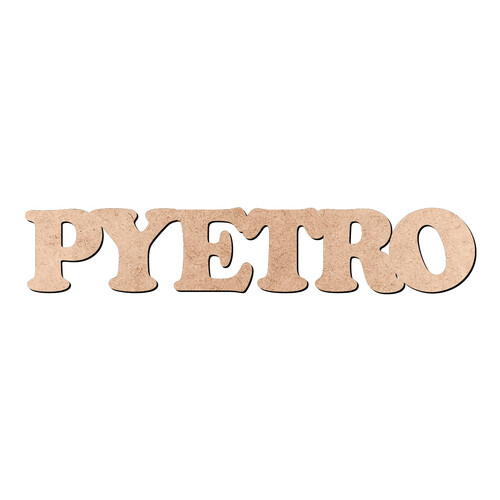 Recorte PYETRO Cooper Black / MDF 3mm