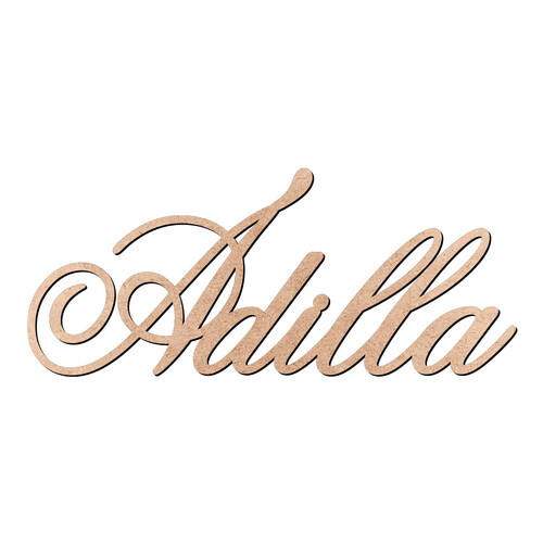 Recorte Ádilla Old Script / MDF 3mm