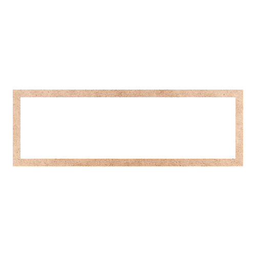 Recorte Moldura Ret 30 x 90 cm Borda 3 cm / MDF 3mm