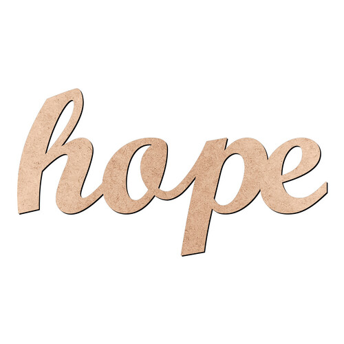 Recorte hope Script Mt Std / MDF 3mm