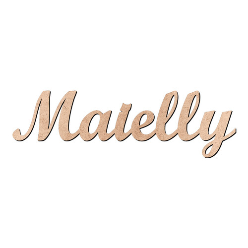Recorte Maielly Script Mt Std / MDF 3mm