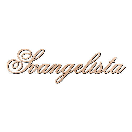 Recorte Svangelista Old Script / MDF 3mm