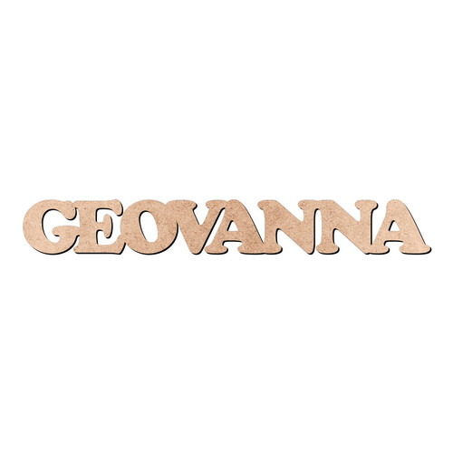 Recorte GEOVANNA Cooper Black / MDF 3mm