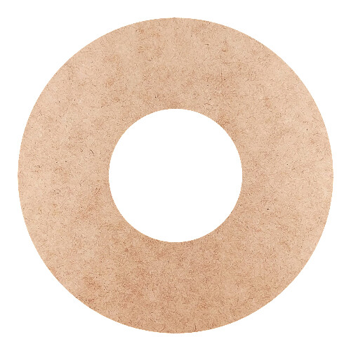 Recorte Moldura Circular 38 cm Borda 11 cm / MDF 3mm