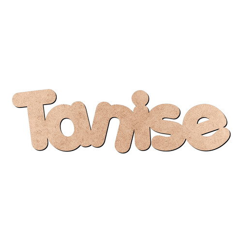 Recorte Tanise Porkys / MDF 3mm