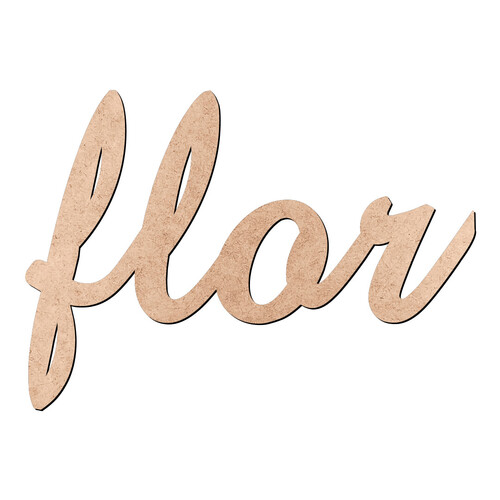 Recorte flor Amaze / MDF 3mm