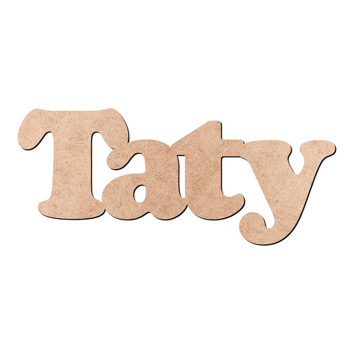 Recorte Taty Cooper Black / MDF 3mm