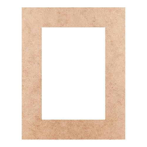 Recorte Moldura Ret 46 x 36 cm Borda 7 cm / MDF 3mm