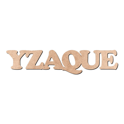 Recorte YZAQUE Cooper Black / MDF 3mm