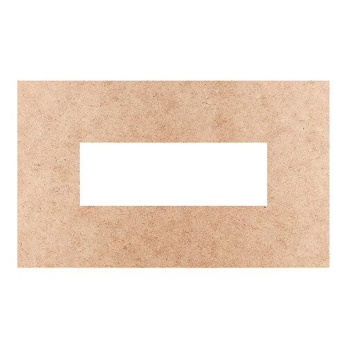 Recorte Moldura Ret 3 x 5 cm Borda 1 cm / MDF 3mm