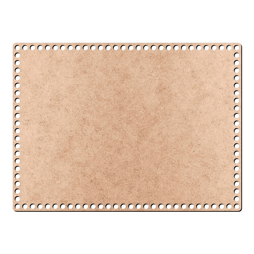 Recorte Base Ret Cesto Fio Malha 25 x 34 cm / MDF 3mm