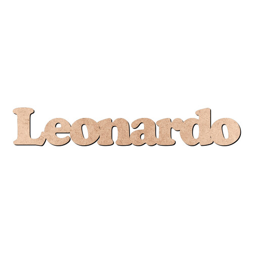 Recorte Leonardo Cooper Black / MDF 3mm