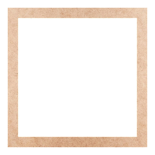 Recorte Moldura Quadrada 40 cm Borda 3 cm / MDF 3mm