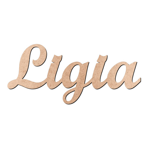 Recorte Ligia Script Mt Std / MDF 3mm