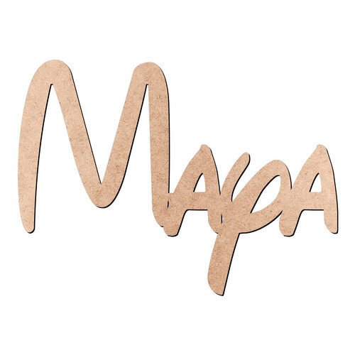 Recorte Maya Disney / MDF 3mm